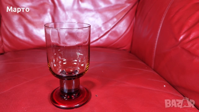 Много красиви стъклени чаши за концентрат, цветно стъкло, 6 бр, снимка 7 - Чаши - 54240291