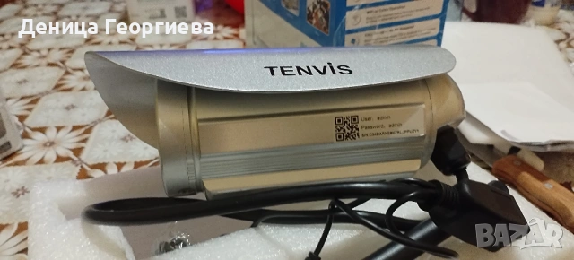 Продавам чисто нова безжична камера Tenvis IP 391W-HD, снимка 2 - IP камери - 54755243