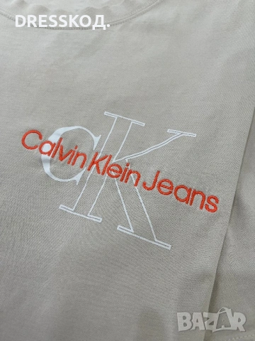 Calvin Klein Jeans оригинална мъжка тениска, 2XL размер, снимка 3 - Тениски - 54478346