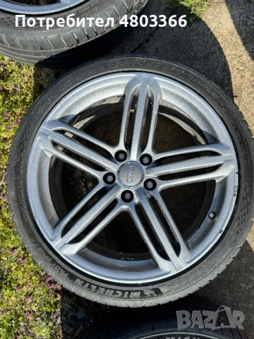 Лети джанти audi Speedline 19’ + летни гуми michelin pilot sport 5, снимка 7 - Гуми и джанти - 54261840