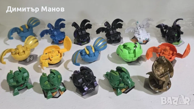 БАКУГАНИ лот - 32 броя + ядра + 120 карти + метални карти, снимка 14 - Фигурки - 55158923