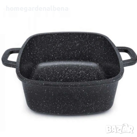 Комплект тенджери Cheffinger 3 части мраморно покритие капаци + подарък 2 ръкавици, снимка 4 - Съдове за готвене - 54159947