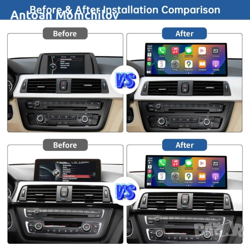 Дисплей за BMW Road Top 12.3 CarPlay F30 F32, снимка 2 - Навигация за кола - 55120858