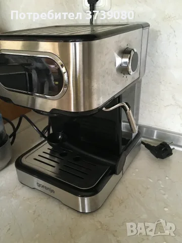 Gorenje ESCM15DBK manual espresso coffee maker кафемашина, снимка 5 - Кафемашини - 55667878