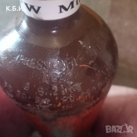 Продавам желязна бутилка - 1 брой - 4L - 300 BAR - АТМОСФЕРИ работно налягане, снимка 3 - Въздушно оръжие - 55629654