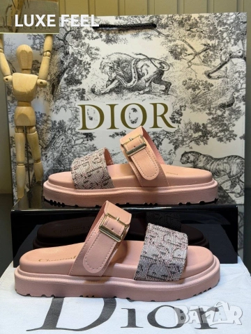 Dior ⚜️Дамски Чехли , снимка 7 - Чехли - 54553442