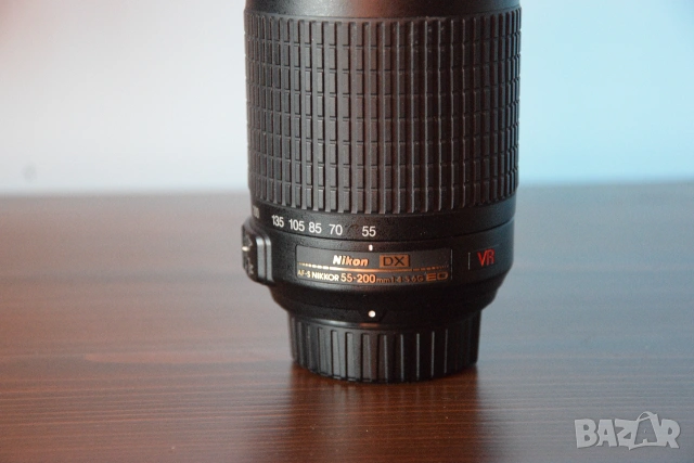 Обектив Nikkor AF-S DX 55-200mm f4-5.6G ED VR, снимка 2 - Обективи и филтри - 54976129