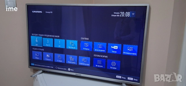 SMART LED телевизор Grundig. НОМЕР 48. Model 43GFS6820. Wi-fi. 43 инча - 109см..., снимка 12 - Телевизори - 54370694