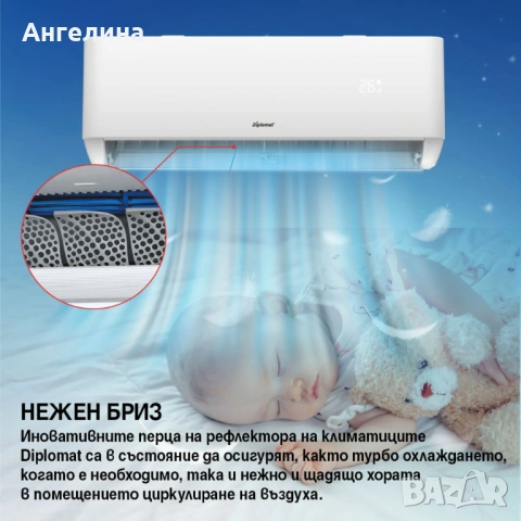 Климатик Инверторен DIPLOMAT DAC-180CAN, снимка 5 - Климатици - 54629347