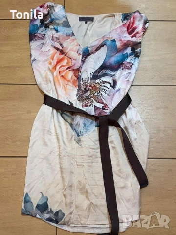 Копринена рокля, размер 38
