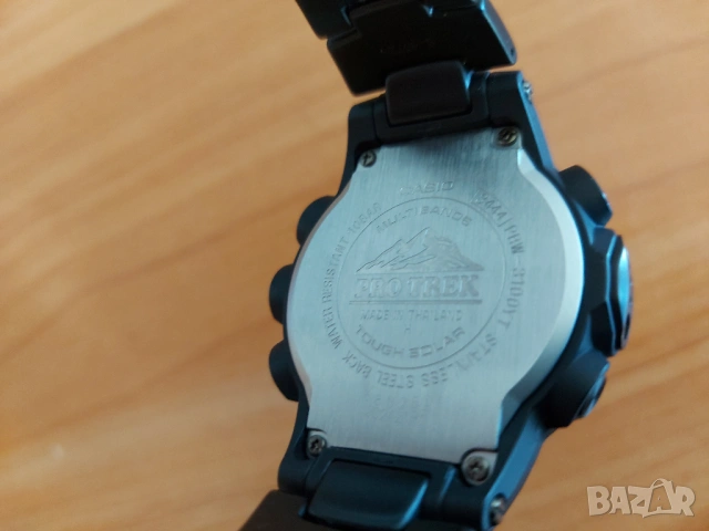 Casio Protrek PRW-3100YT Solar Multiband 6 Triple Sensor Titanium Watch, снимка 7 - Мъжки - 54076724