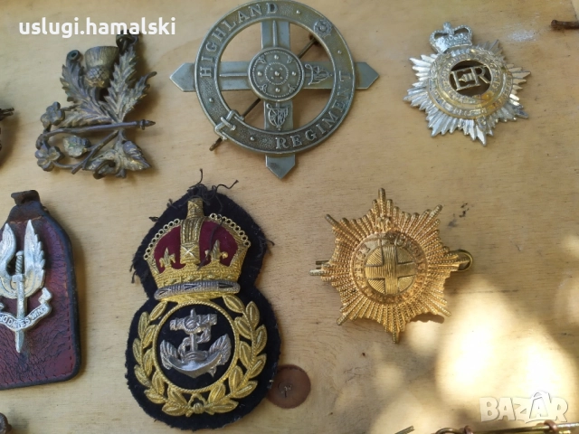 Лот стари военни нагръдни знаци и кокарди, снимка 7 - Антикварни и старинни предмети - 55198745