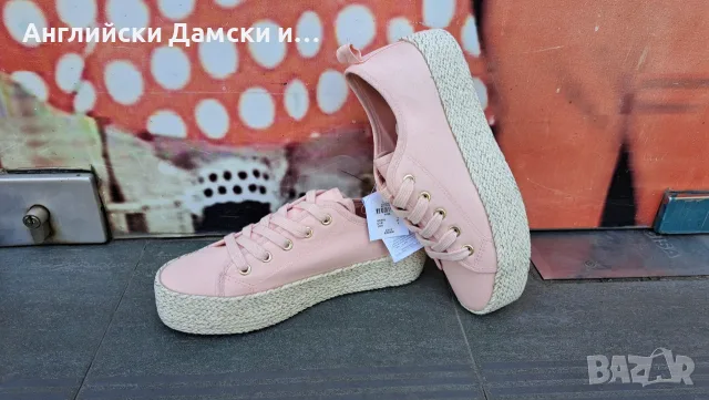Английски дамски полукецове,тип еспадрили