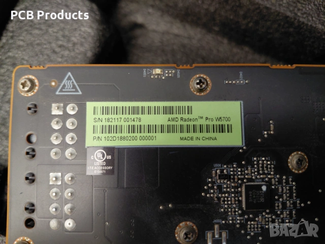 AMD Radeon Pro W5700 8GB GDDR6 – Професионална видеокарта за работна станция (Workstation), снимка 3 - Видеокарти - 54156057