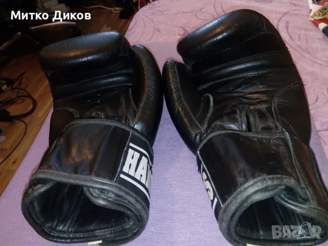 Боксови ръкавици нови маркови естесвена кожа 10 OZ THE Hammers, снимка 3 - Бокс - 55571267