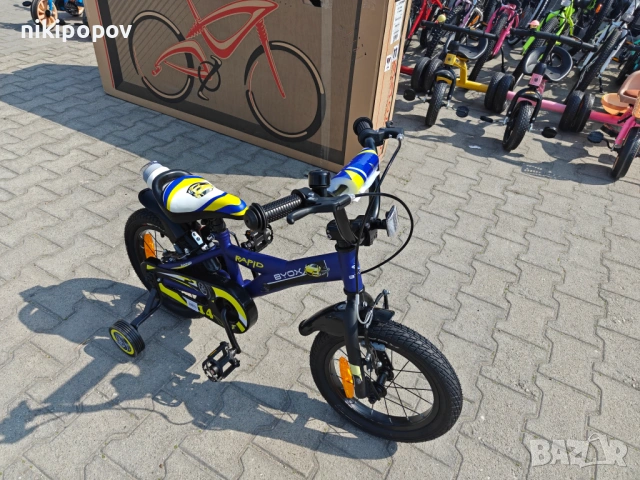 X Детски велосипед 14" RAPID blue, снимка 4 - Велосипеди - 54395035