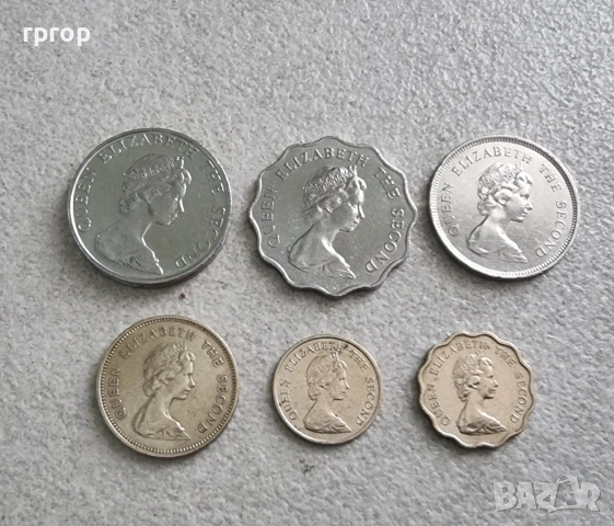 Хонг Конг. Хонг Конг долар. 6 бр., снимка 7 - Нумизматика и бонистика - 42372989