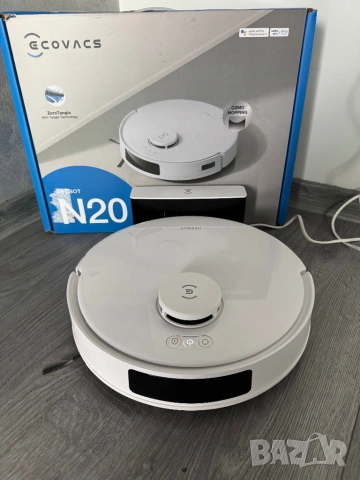 Прахосмукачка Робот ECOVACS DEEBOT N20 (DKX56) 8000Pa & Anti-Tangle, снимка 2 - Прахосмукачки - 54643093