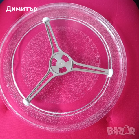 Чиния за микровълнова фурна 25 см (универсална, гладка)