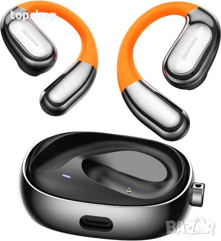 Нови Смарт Слушалки Преводач Relxhome ki Translator Open Ear 150 Езика Bluetooth 5.4 Батерия 60ч ...