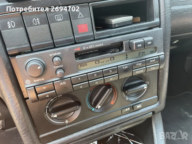 vw beta оригинален радиокасетофон, снимка 2 - Аксесоари и консумативи - 55610618