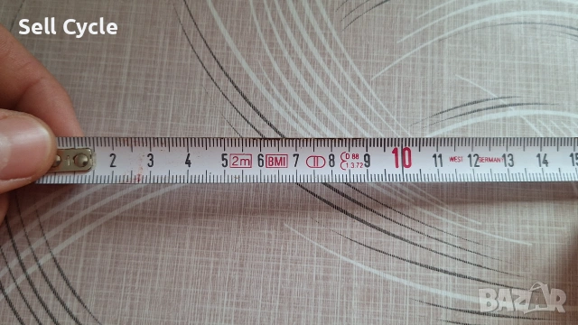 ✅ЗАПАДНА ГЕРМАНСКА РУЛЕТКА BMI- 2 М.❗, снимка 3 - Измервателни инструменти - 55134917