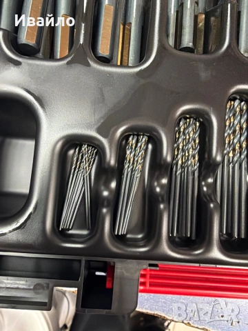 К-кг свредла за метал HSS от ф1мм - 10 мм  Red Line 170 броя , снимка 8 - Стругове - 53995690