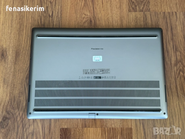 15.6' Full HD Core i9-10885H DELL Precision 7550 @ 32GB DDR4/512GB NVMe/RTX 3000 6GB/Бат 6ч, снимка 5 - Лаптопи за работа - 54652620