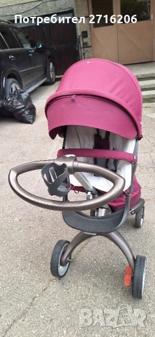 Продавам бебешка количка Stokke (летен/зимен кош и столче за кола ISOFIX ), снимка 3 - Детски колички - 54742191