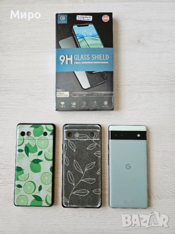 Google Pixel 6a 128GB Отлично състояние + подаръци