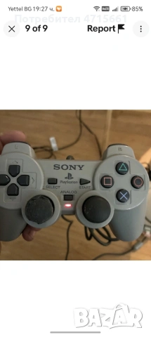 Sony PlayStation 1 с 2 джойстока и мемори ксрта, снимка 2 - PlayStation конзоли - 54495074