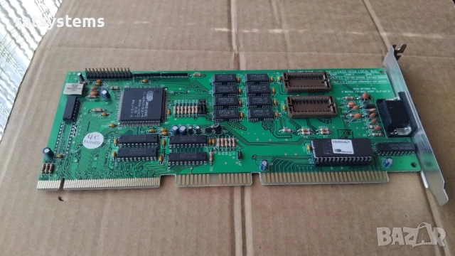 Видео карта Cirrus Logic UTD-01D CL542X 16-bit ISA/VLB, снимка 5 - Видеокарти - 54576098
