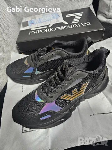 Мъжки маратонки Emporio Armani 43 и 44 номер, снимка 5 - Спортни обувки - 55503631