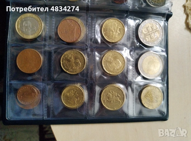 евро монети класьор, снимка 9 - Нумизматика и бонистика - 54629963