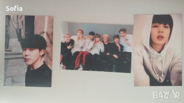 сет картички на BTS голям размер чисто нови
