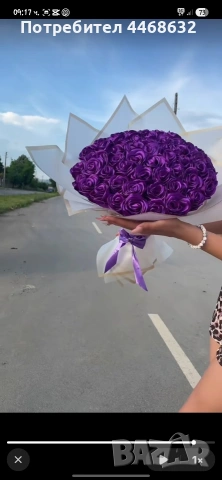 Продавам вечни букети от сатенени рози!❤️, снимка 9 - Подаръци за жени - 54976440