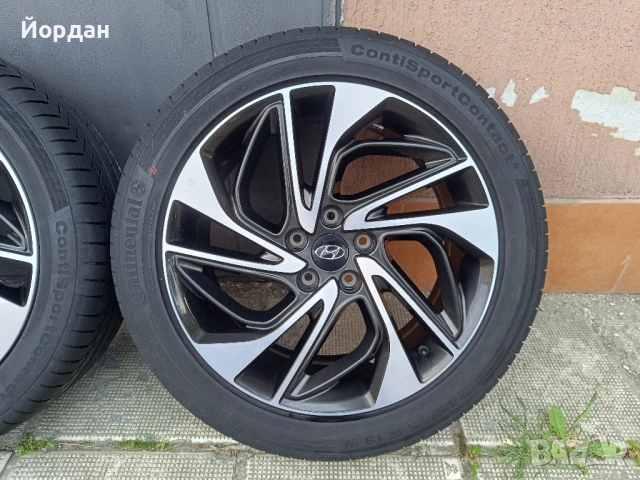 ОРИГИНАЛНИ джанти с гуми 19 ' 245 45 5x114,3 HYUNDAI TUCSON / Хюндай Туксон 5х114,3 + датчици, снимка 12 - Гуми и джанти - 54782791