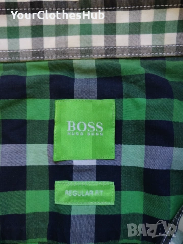 HUGO BOSS XL size Мъжка риза с дълъг ръкав, снимка 4 - Ризи - 54438036