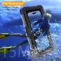Водоустойчив калъф за телефон за подводно гмуркане за iPhone 16/15/14/13/12/11/Pro Max/Pro/, снимка 6