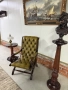 Chesterfield/Честърфийлд  Handmade – Класическо кресло с висока облегалка, снимка 7