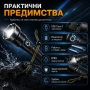 Професионален тактически акумулаторен фенер LED прожектор за лов риболов къмпинг работа аварии, снимка 3