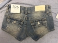 Нови дънкови панталонки Stradivarius D76 Microshort, размер 34 (XS), снимка 4