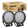 2бр. RIGIDON Кръгли LED прожектори 225W, 23 см, 6000K, LED за SUV ATV, трактор, камион, 4 x 4, снимка 1