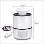 LED лампа против комари с USB захранване / Цвят: Черен / 5V, снимка 15