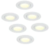 Комплект от 6 LED лунички за вграждане., снимка 1