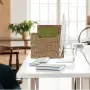 Поставка за списания, плетена кошница от воден хиацинт, органайзер Relaxdays , снимка 2