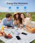 VRURC Power Bank 20 000 mAh с вградени кабели и бързо зареждане 22,5W – Лилав, снимка 6