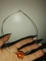 Масивно сребърно колие окола врата с балтийски кехлибар, снимка 4