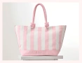 Victoria's Secret Heritage Stripe Rope Handle Tote Bag Голяма дамска чанта, снимка 6