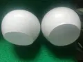 два бели кръгли абажури , снимка 2